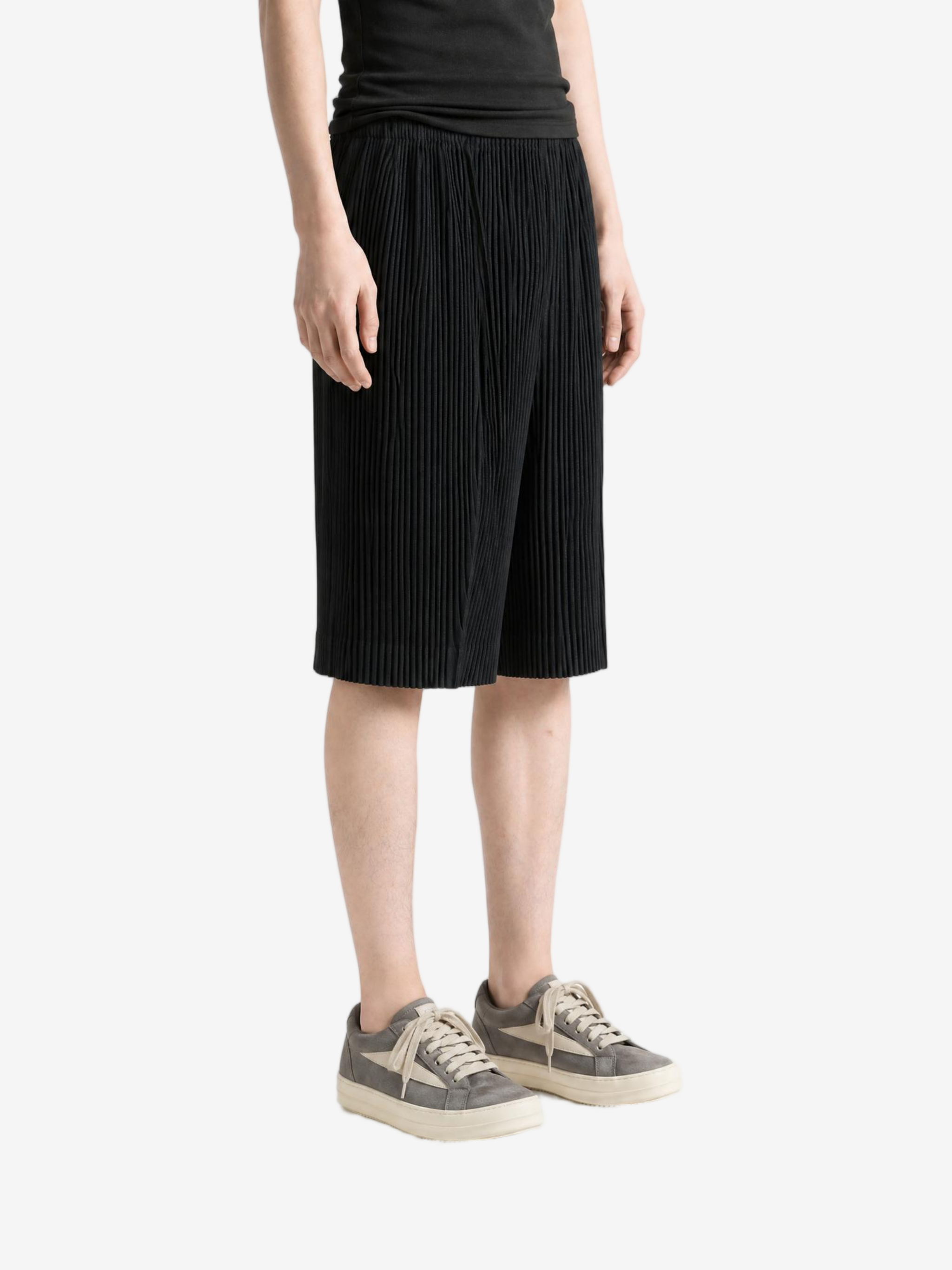 Black pants, full body view