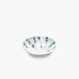 Blue bowl , front view