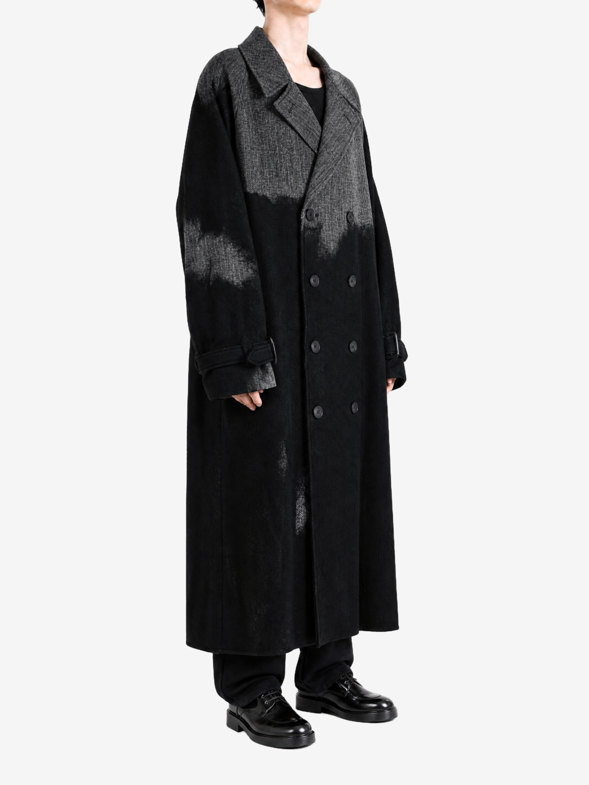 Black jacket, front view