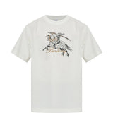 White t-shirt, front view