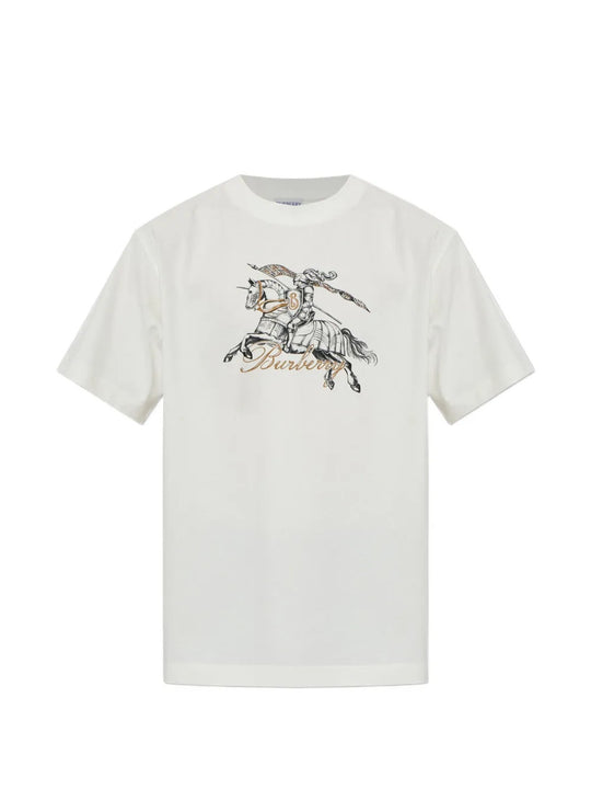 White t-shirt, front view