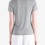 Grey top, full body view