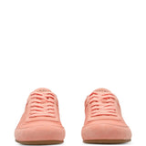 Pink sneaker, side view