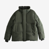 Green jacket, front view