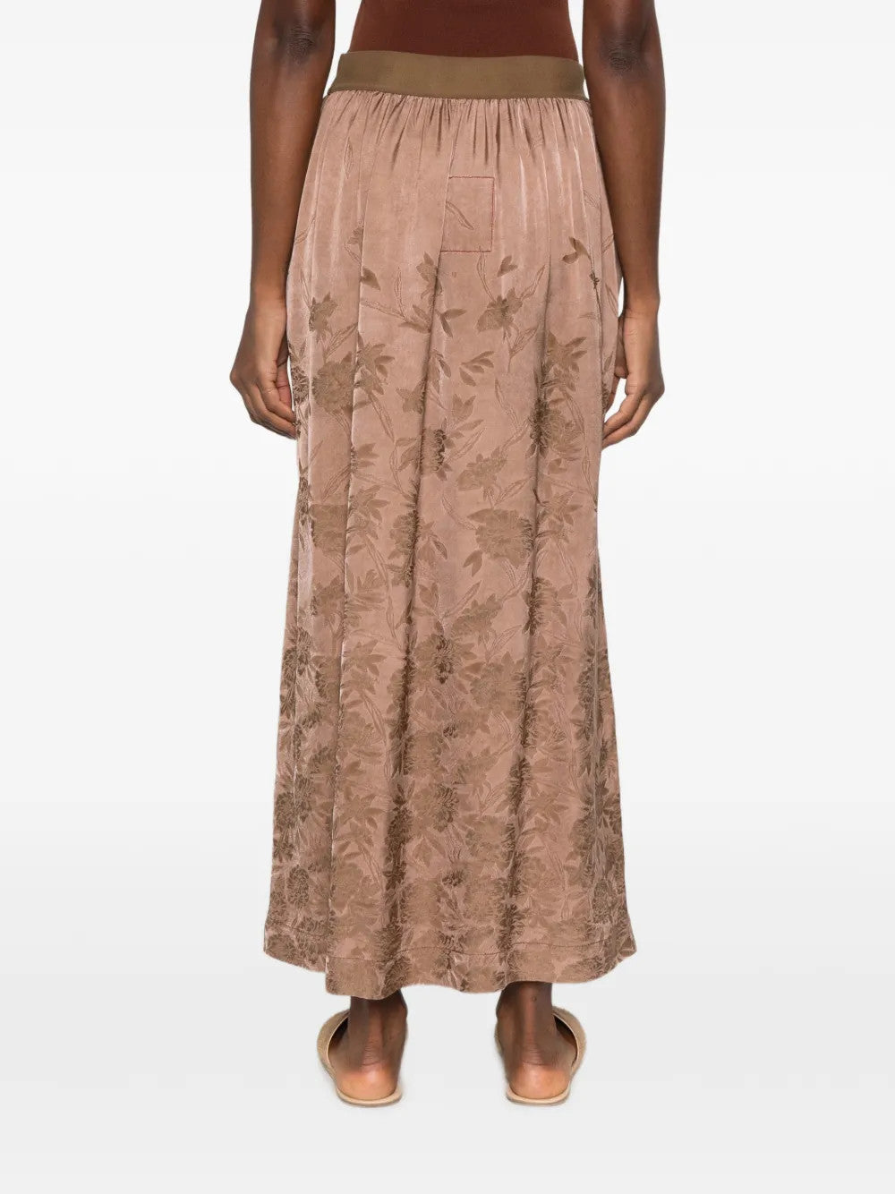 Brown skirt, front view
