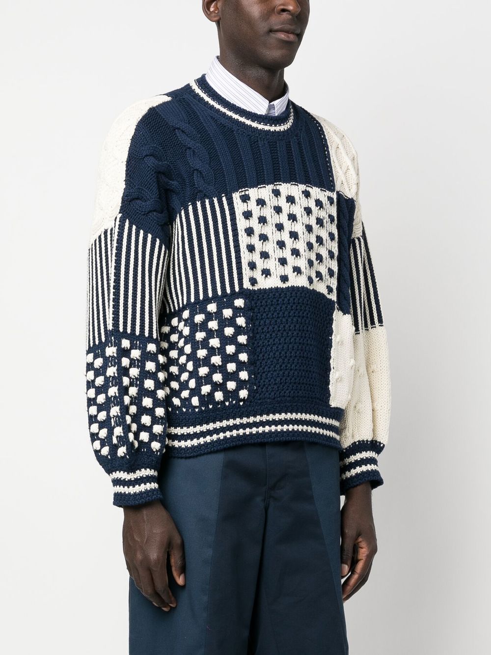 KENZO Men Mixed Cable Jumper – Atelier New York