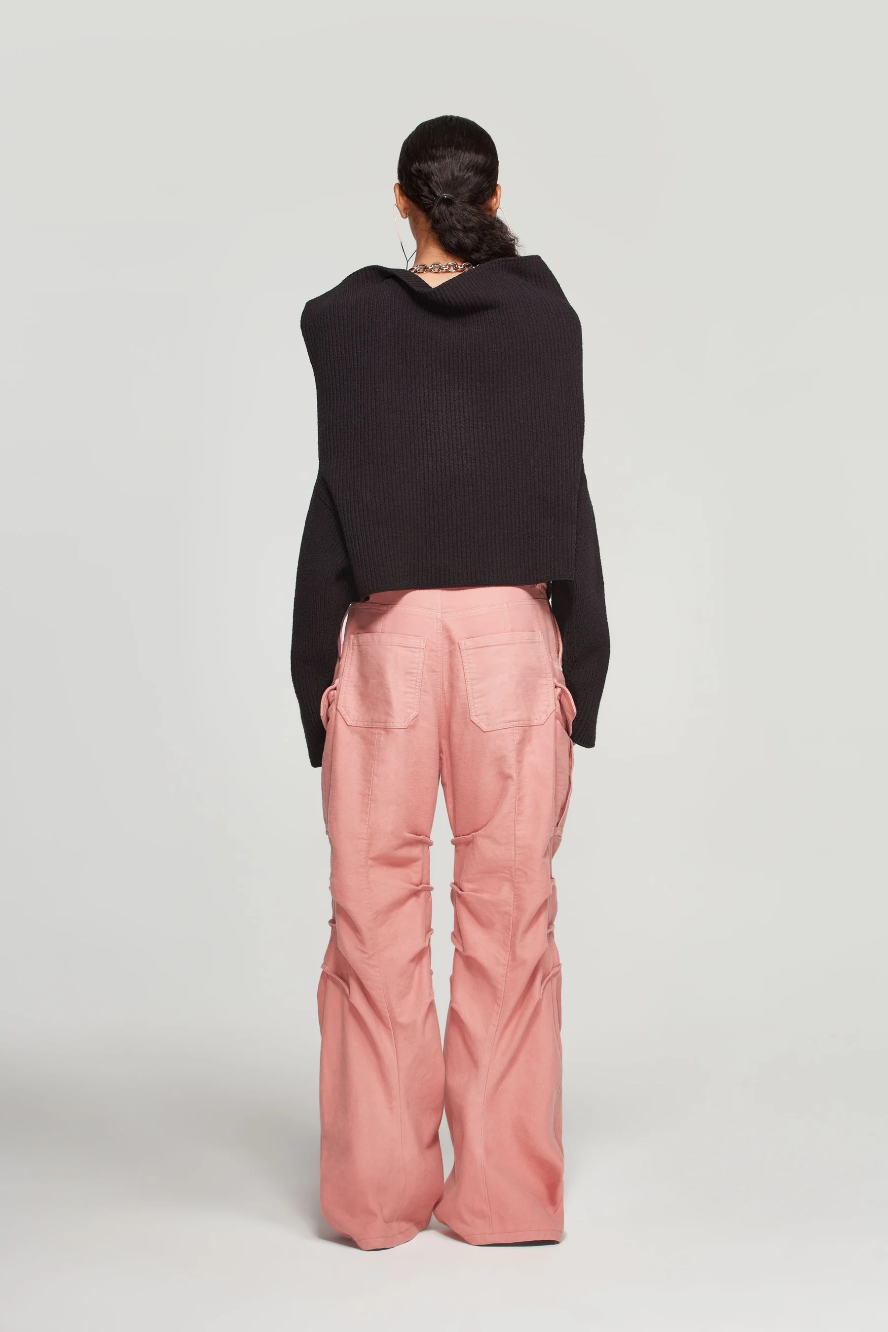 Y/PROJECT Women Draped Chain Ribbed Sweater – Atelier New York