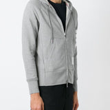 THOM BROWNE - Men Classic Full Zip Hoodie In Classic Loopback W/ Engineered 4 Bar