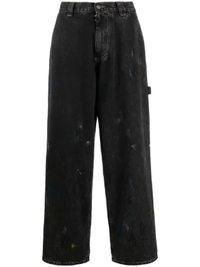 MAISON MARGIELA - Women Black Paint Jeans