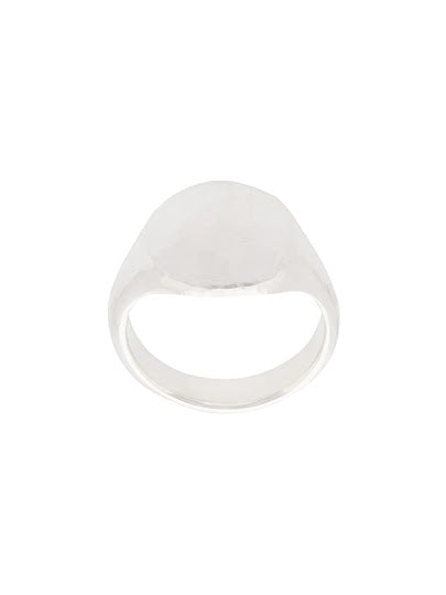 WERKSTATT MUNCHEN Signet Ring Oval Hammered M1001 – Atelier New York