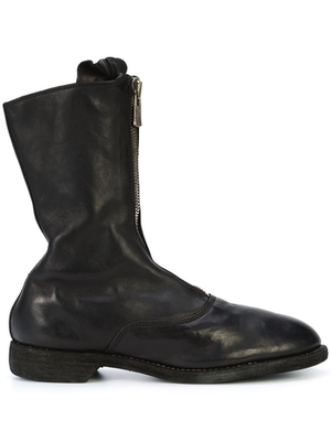 GUIDI Women 310 Front Zip Military Boots