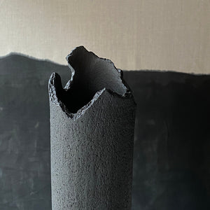 SHIN WON YOON Black Narrow Cylinder Vase