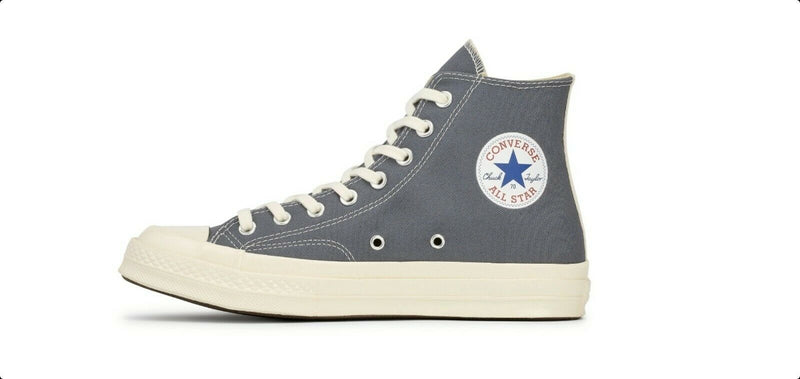 COMME DES GARCONS PLAY X CONVERSE CHUCK TAYLOR High Top Sneakers