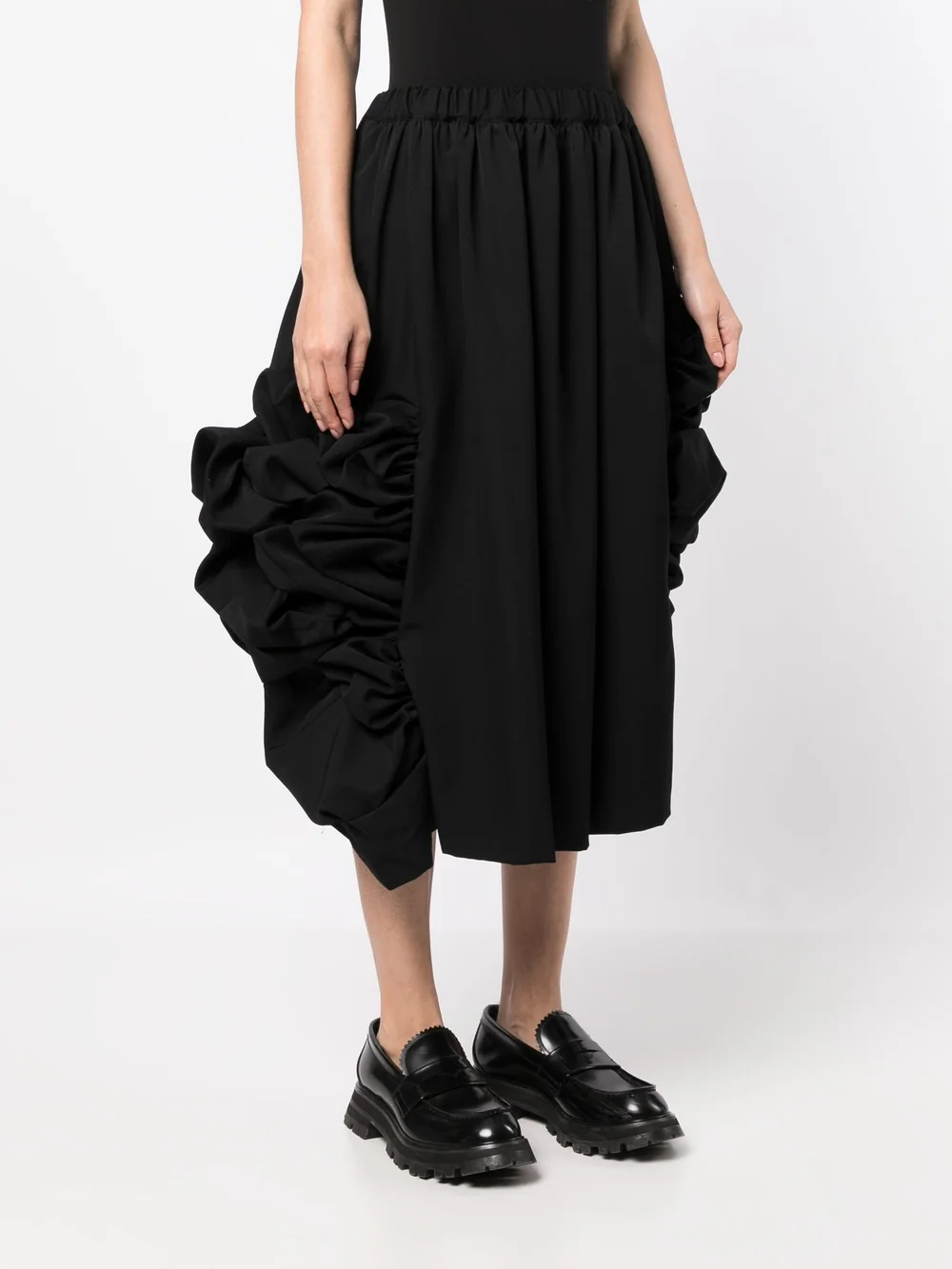 COMME DES GARCONS Women Ruched Detailed  Skirt