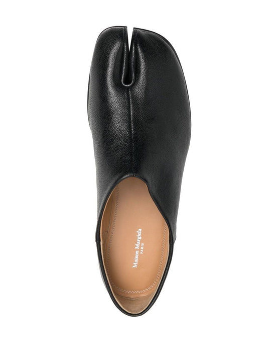 black flats, front view