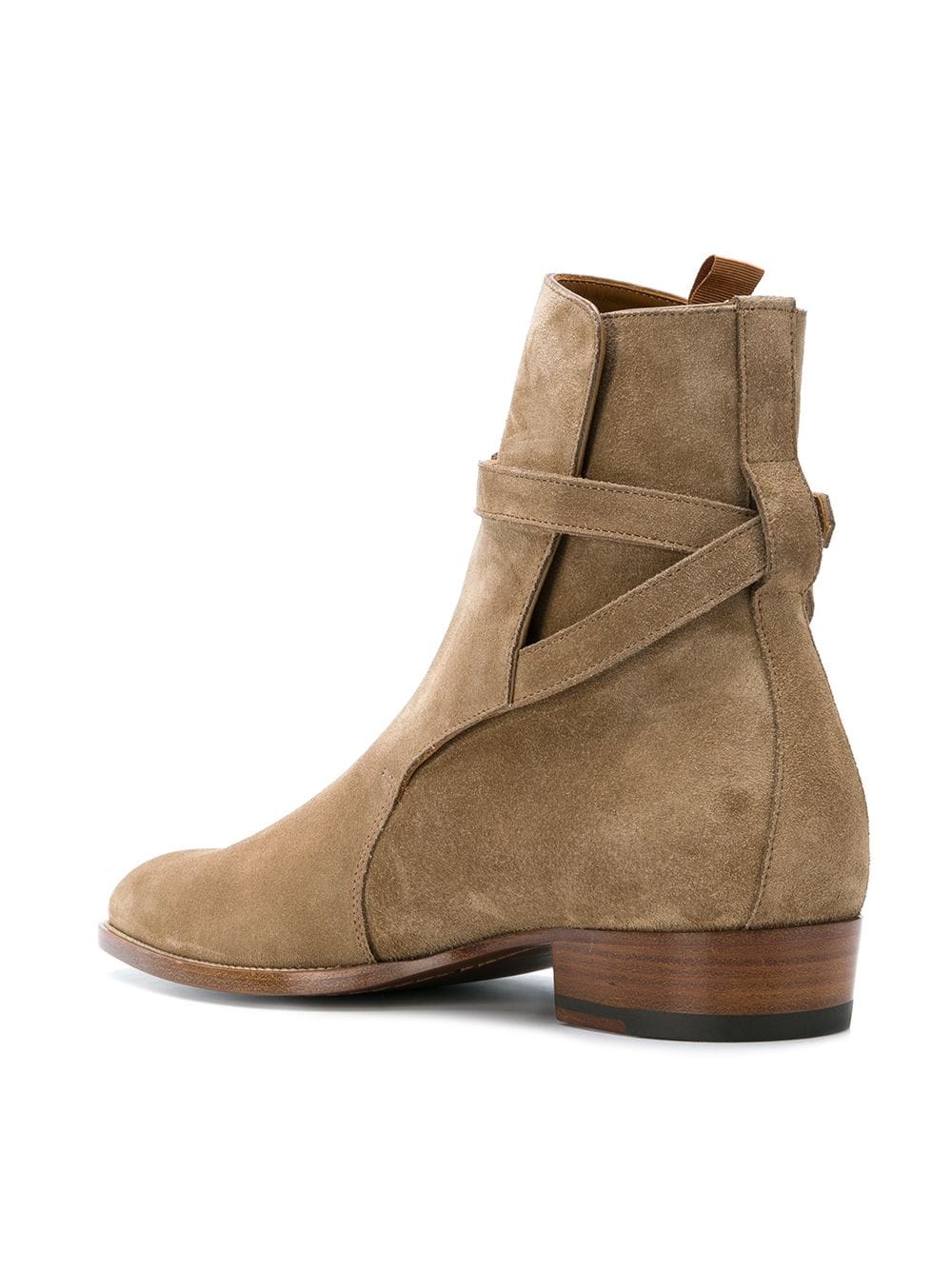 SAINT LAURENT MEN WYATT 30 SUEDE BOOTS – Atelier New York