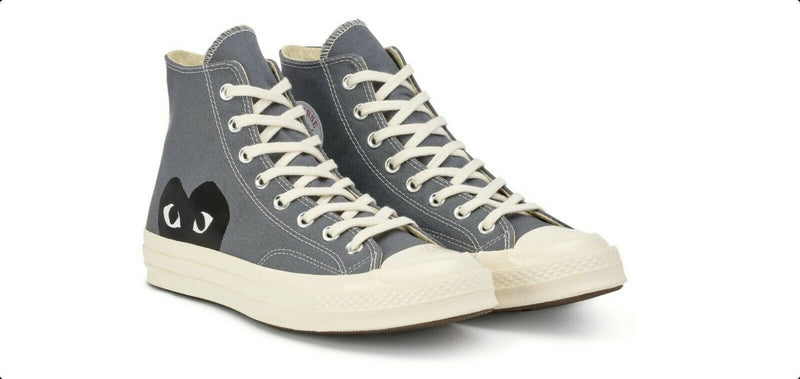 Comme des garcons converse steel grey Clearance