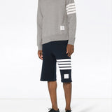 THOM BROWNE - Men Classic Sweatshirt In Classic Loopback W/ Engineered 4 Bar
