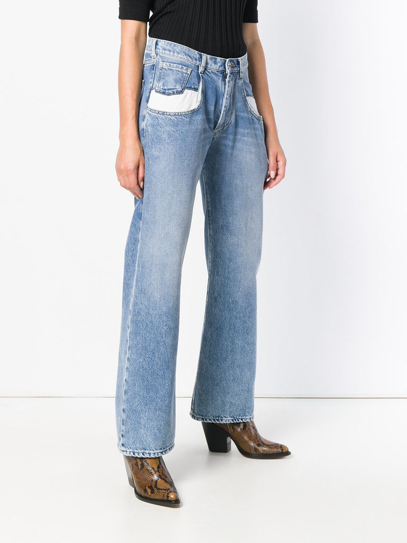 MAISON MARGIELA - Women Pocket Detail Oversize Jeans