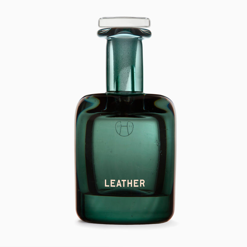 PERFUMER H LEATHER Eau De Parfum Handblown Bottle Package
