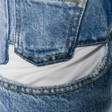 MAISON MARGIELA - Women 5-Pocket Wide-Leg Denim Pants