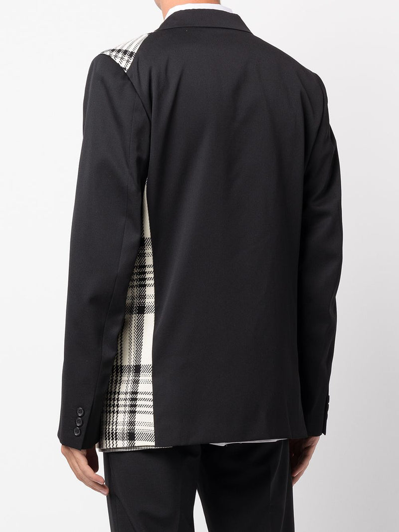 COMME DES GARCONS HOMME PLUS Men One Side Plain Layered Jacket