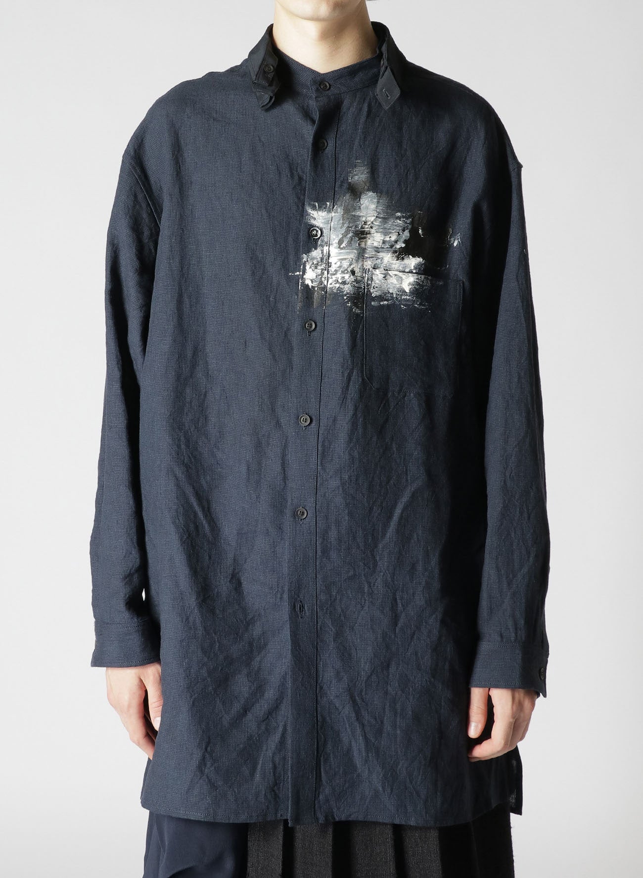 YOHJI YAMAMOTO POUR HOMME O-ASYMMETRY SPARE COLLAR SHIRT – Atelier