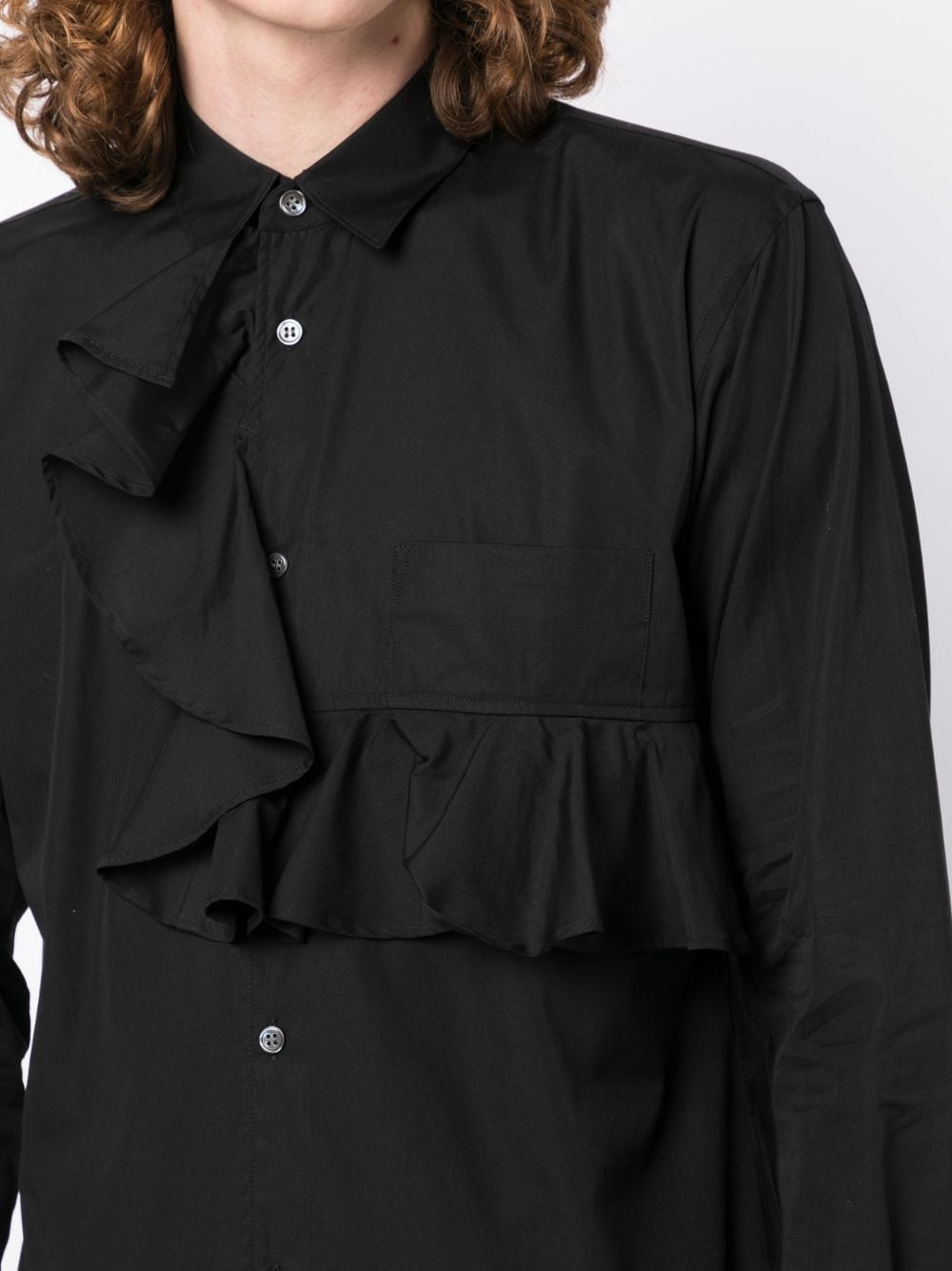 COMME DES GARCONS SHIRT Men Front Ruffled Shirt – Atelier New York