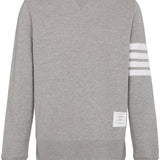 THOM BROWNE - Men Classic Sweatshirt In Classic Loopback W/ Engineered 4 Bar
