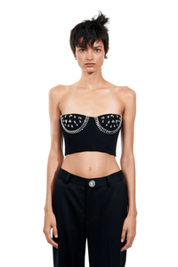 AREA - Women Crystal Watermelon Cup Bustier Trr