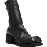 GUIDI - Unisex 9088 Square Toe Soft Horse Full Grain Back Zip Mid Boots