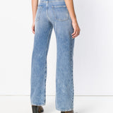 MAISON MARGIELA - Women 5-Pocket Wide-Leg Denim Pants