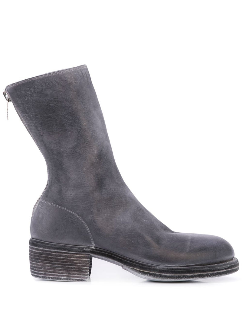 GUIDI Women 788Z Soft Horse Leather Classic Back Zip Boots