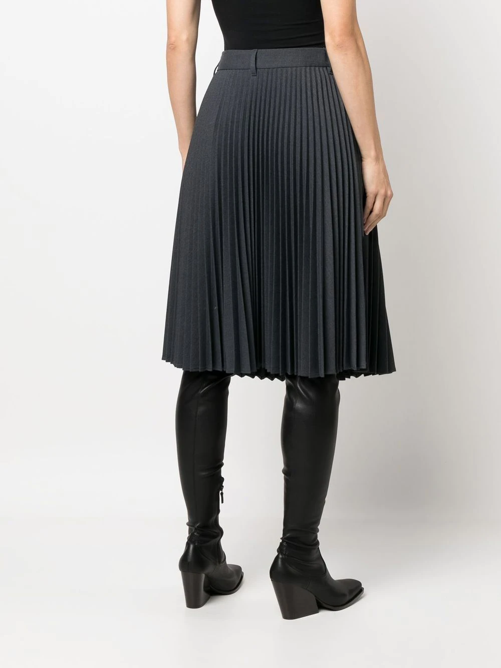 BURBERRY Women Pleated Midi Skirt