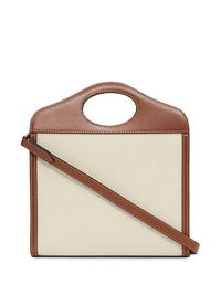 Burberry Mini Logo Canvas & Leather Pocket Bag - Yellow (CSC038354)