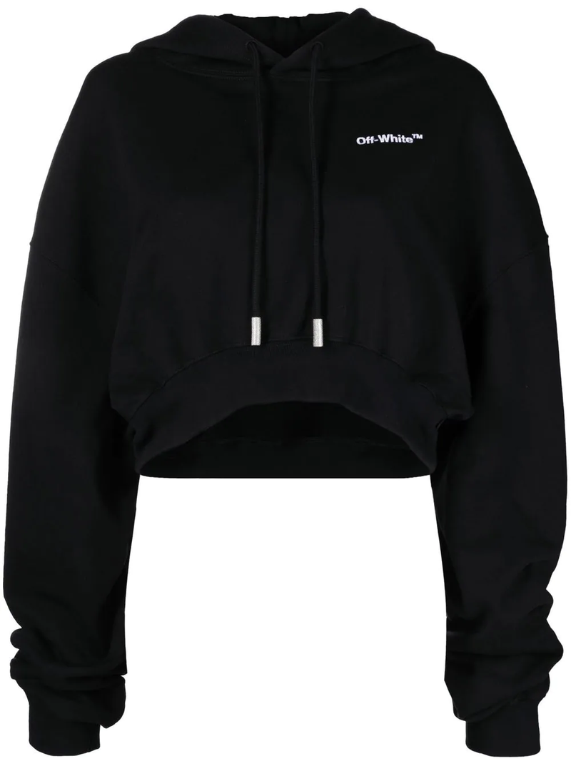 OFF-WHITE Women For All Helv Crop Over Hoodie – New York
